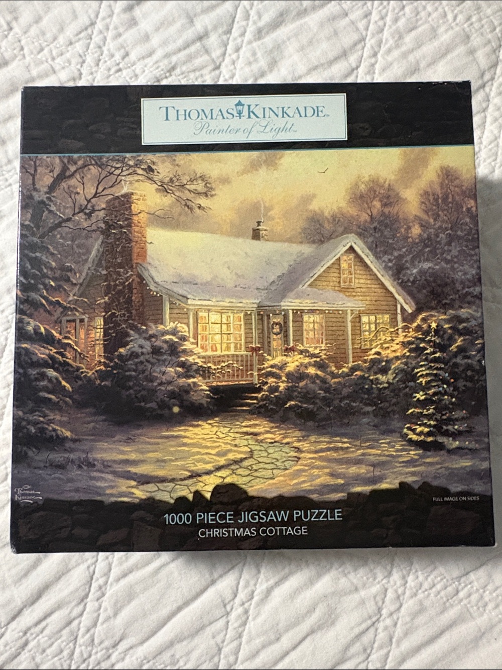 Thomas Kinkade Painter of Light Christmas Cottage 1000 piece puzzle